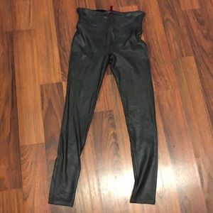 Spanx faux leather leggings
